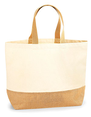 Westford Mill Bolsa Tote base de yute XL