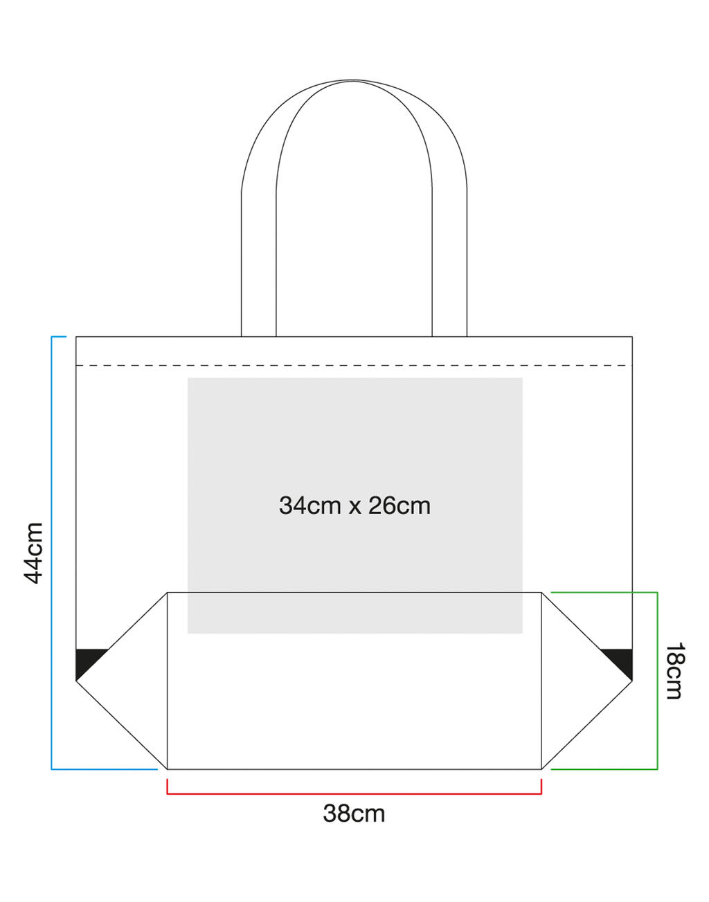  Westford Mill Bolsa Tote base de yute XLotro