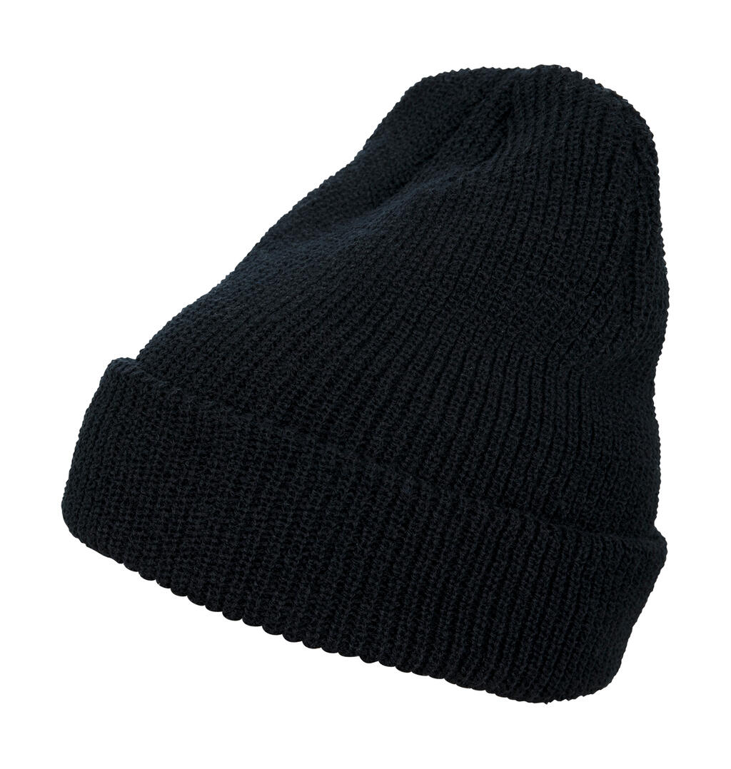 Gorro largo de punto Black