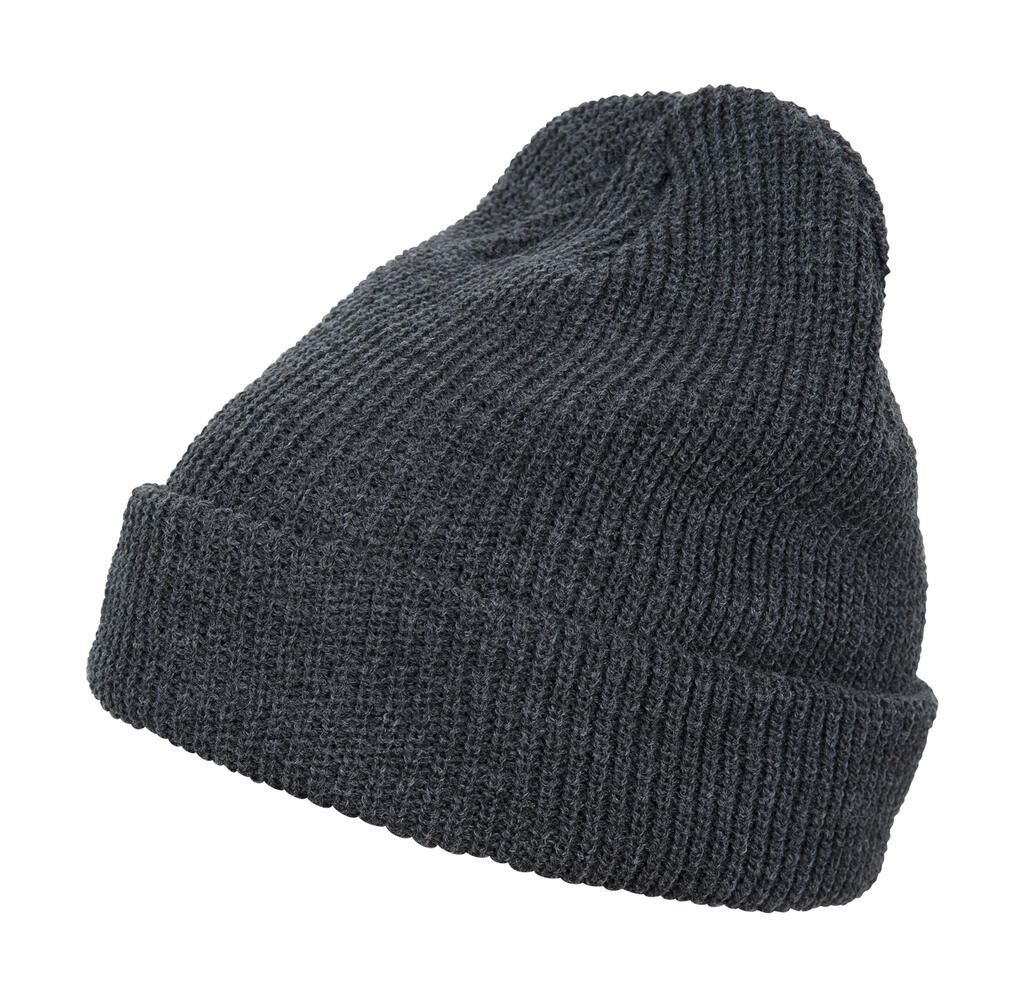 Gorro largo de punto Dark Grey