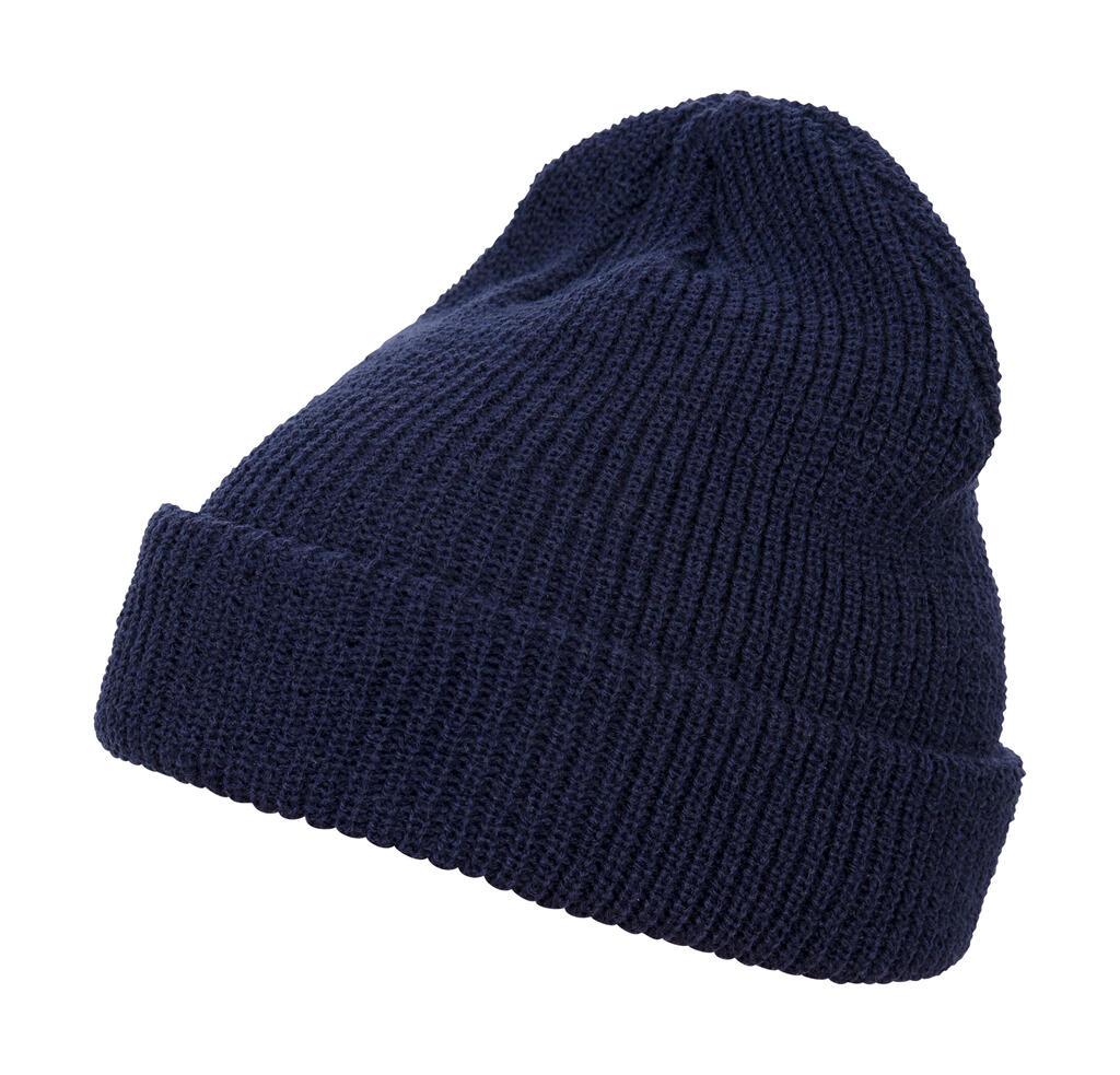 Gorro largo de punto Navy