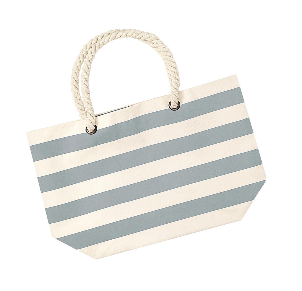 Bolsa de playa Nautical Natural/Grey