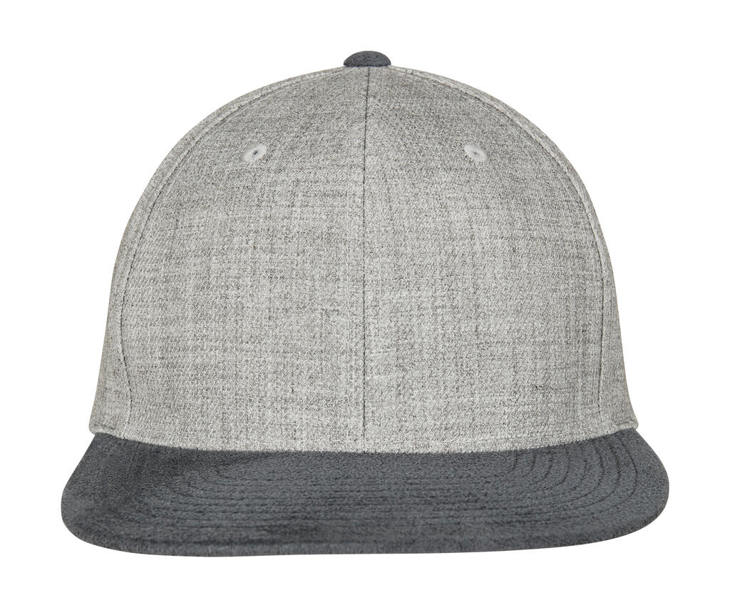 Snapback Melange de terciopelo Grey/Grey