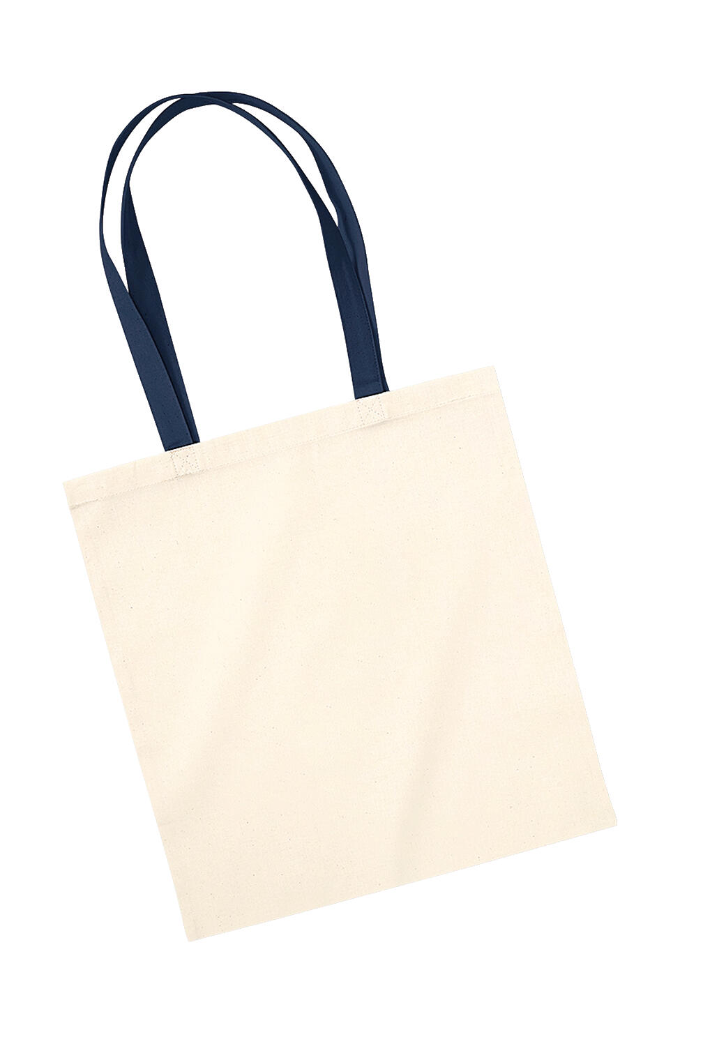 Bolsa orgánica Life EarthAware™- asas en contraste Natural/French Navy