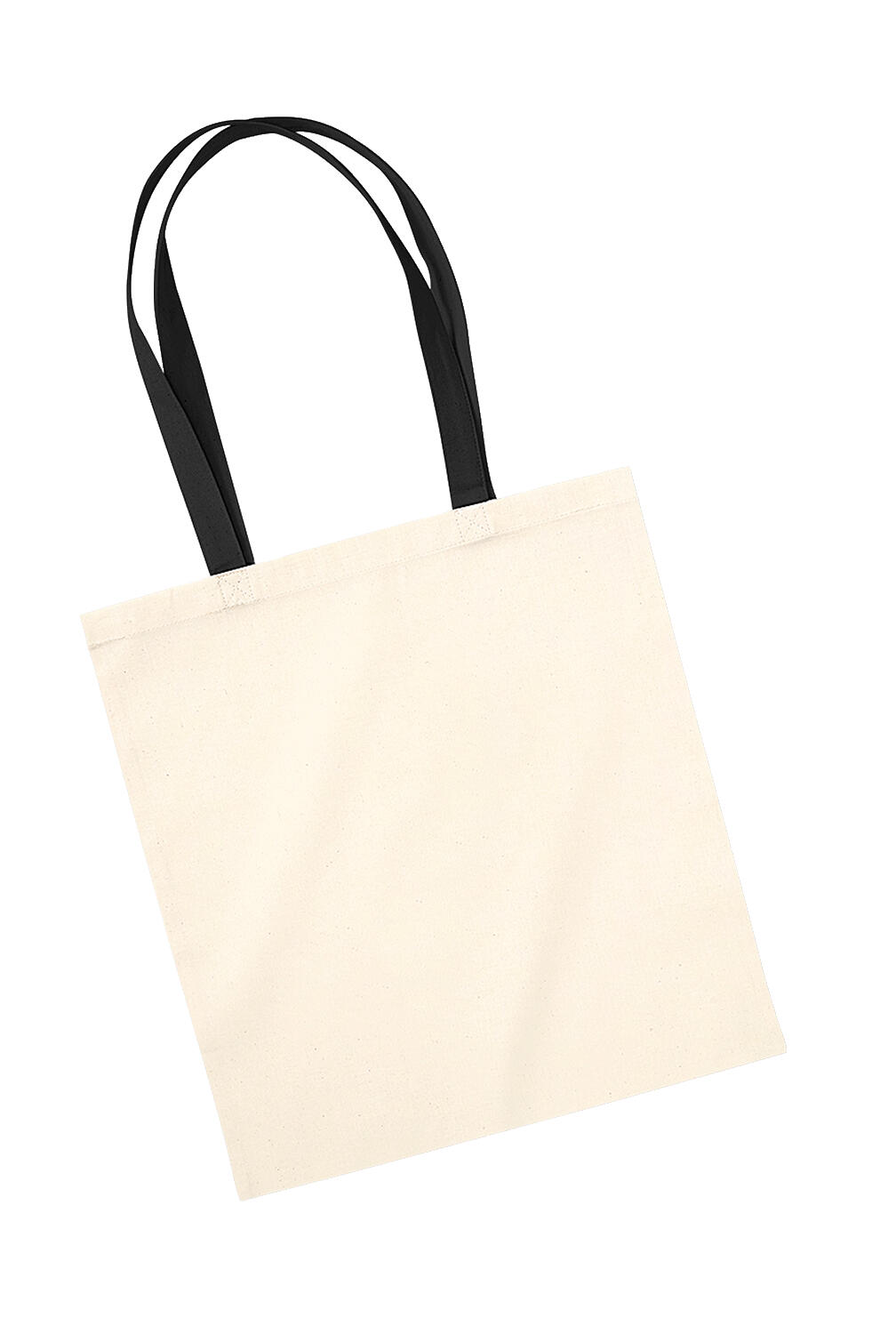 Bolsa orgánica Life EarthAware™- asas en contraste Natural/Black