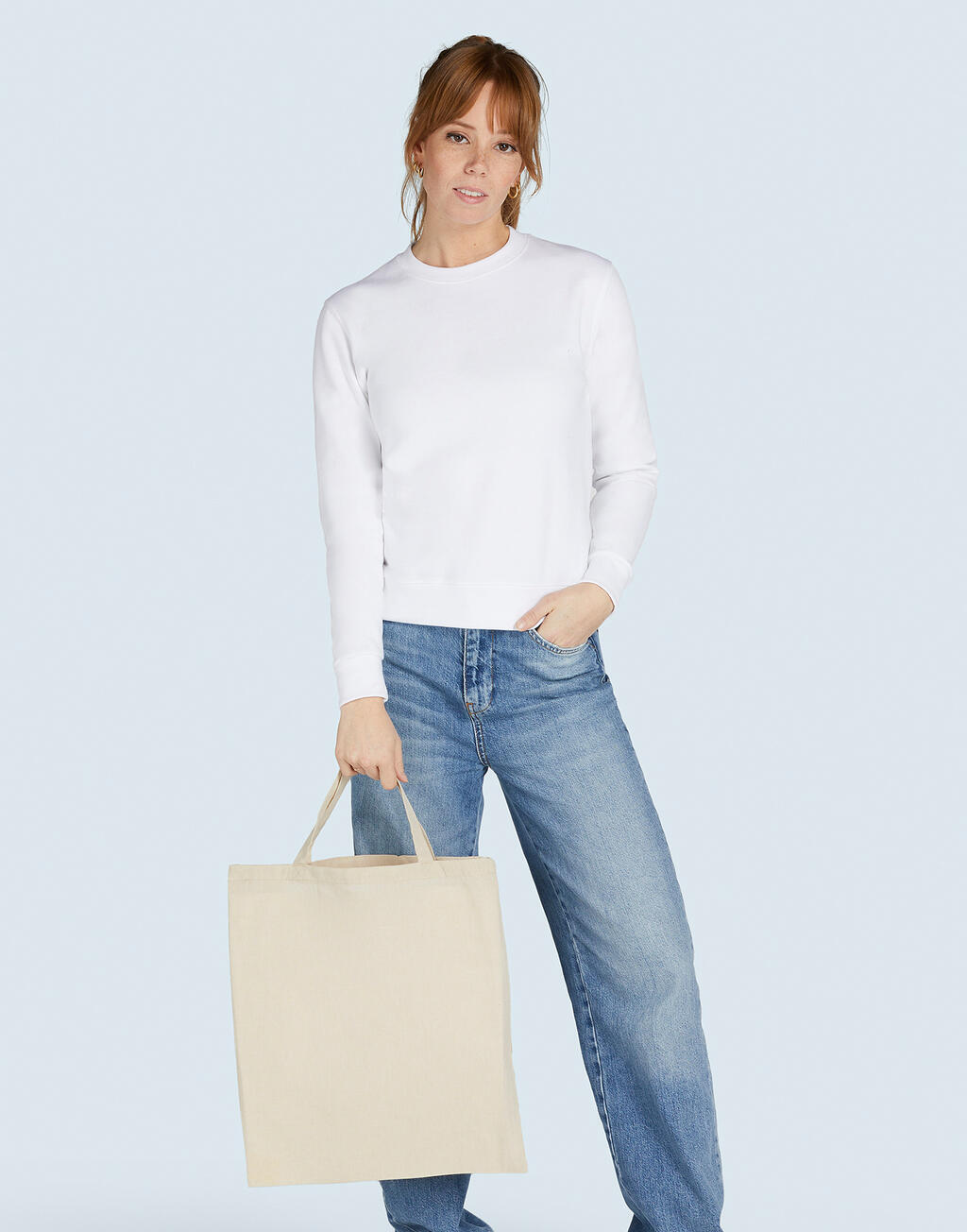  SG ACCESSORIES - BAGS Bolsa reciclada algodón/poliéster asa cortaotro