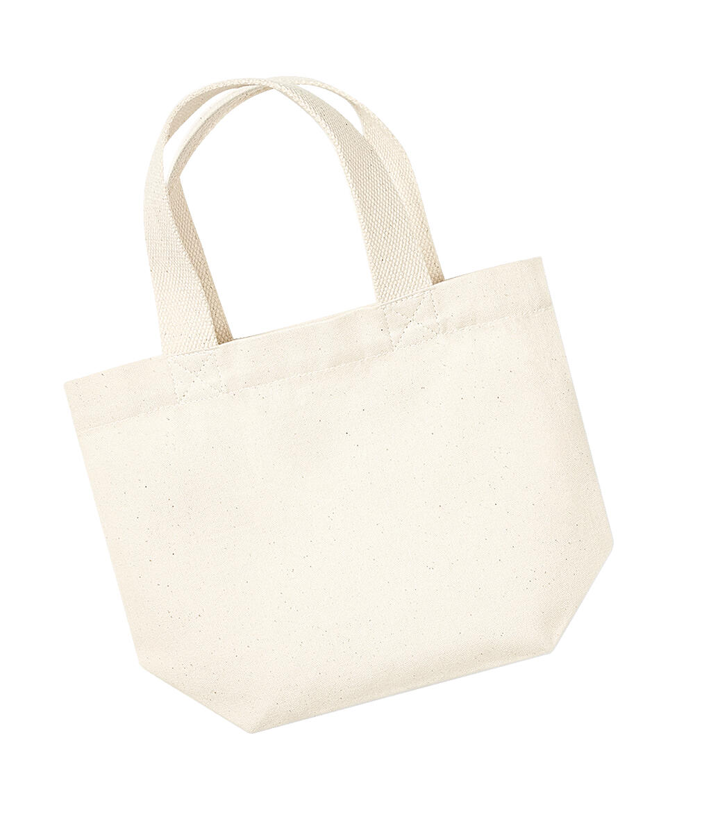 Bolsa orgánica Mini Marina EarthAware™ asa corta Natural