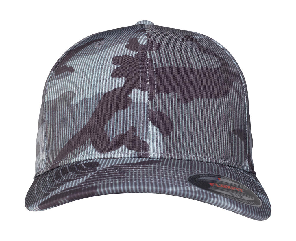 Gorra Flexfit camuflaje rallado Dark Camo