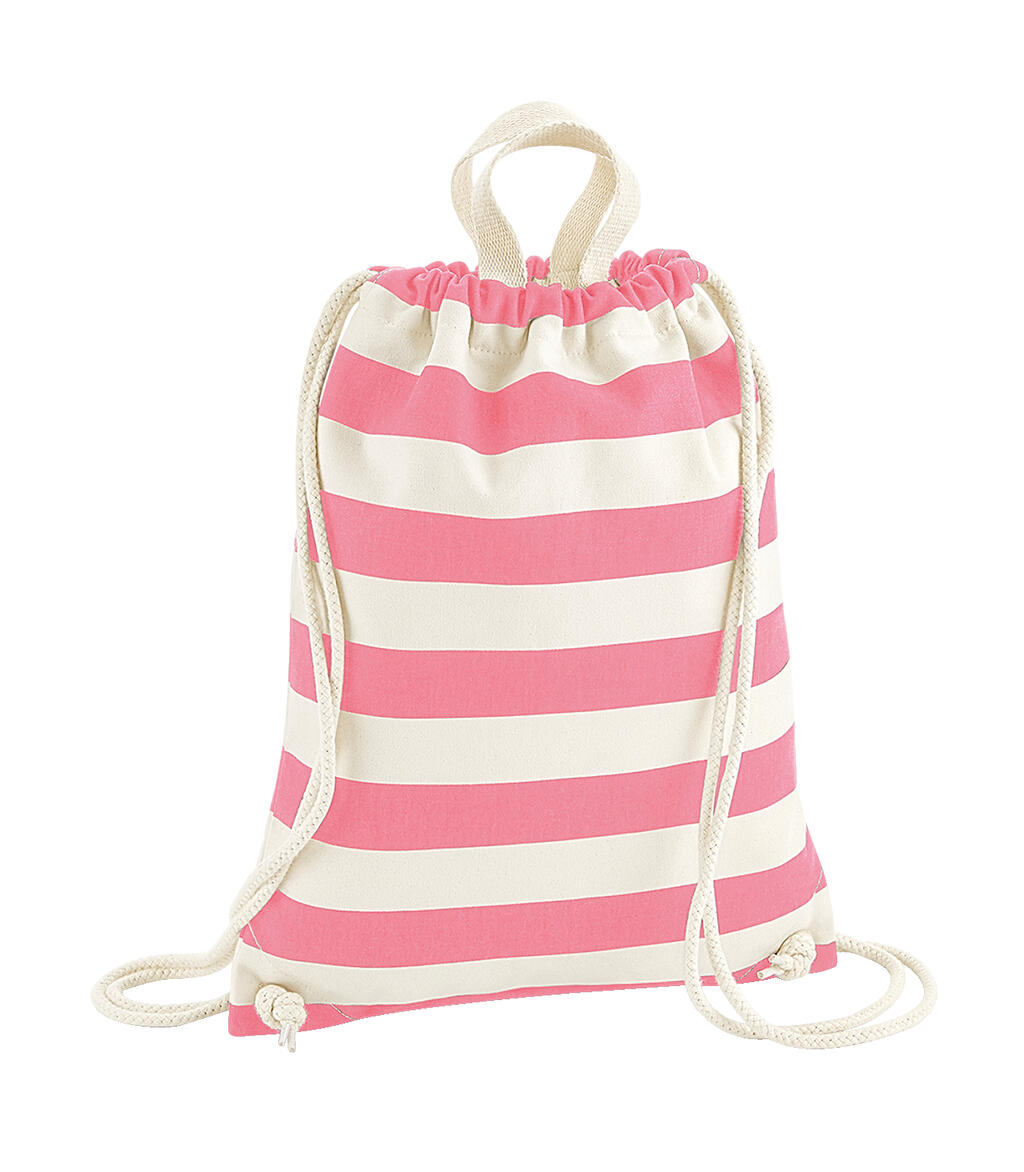 Bolsa gimnasio nautical Natural/Pink