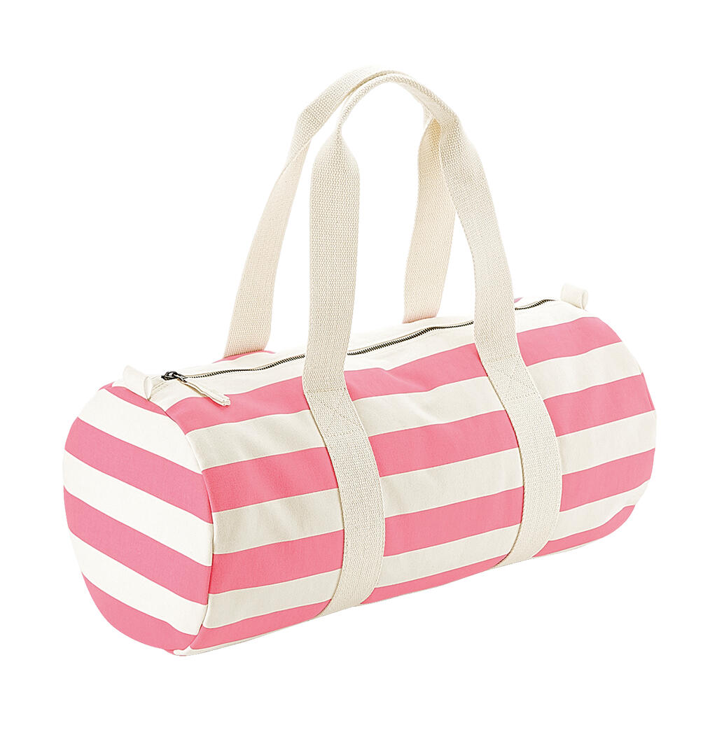 Bolsa Barril nautical Natural/Pink