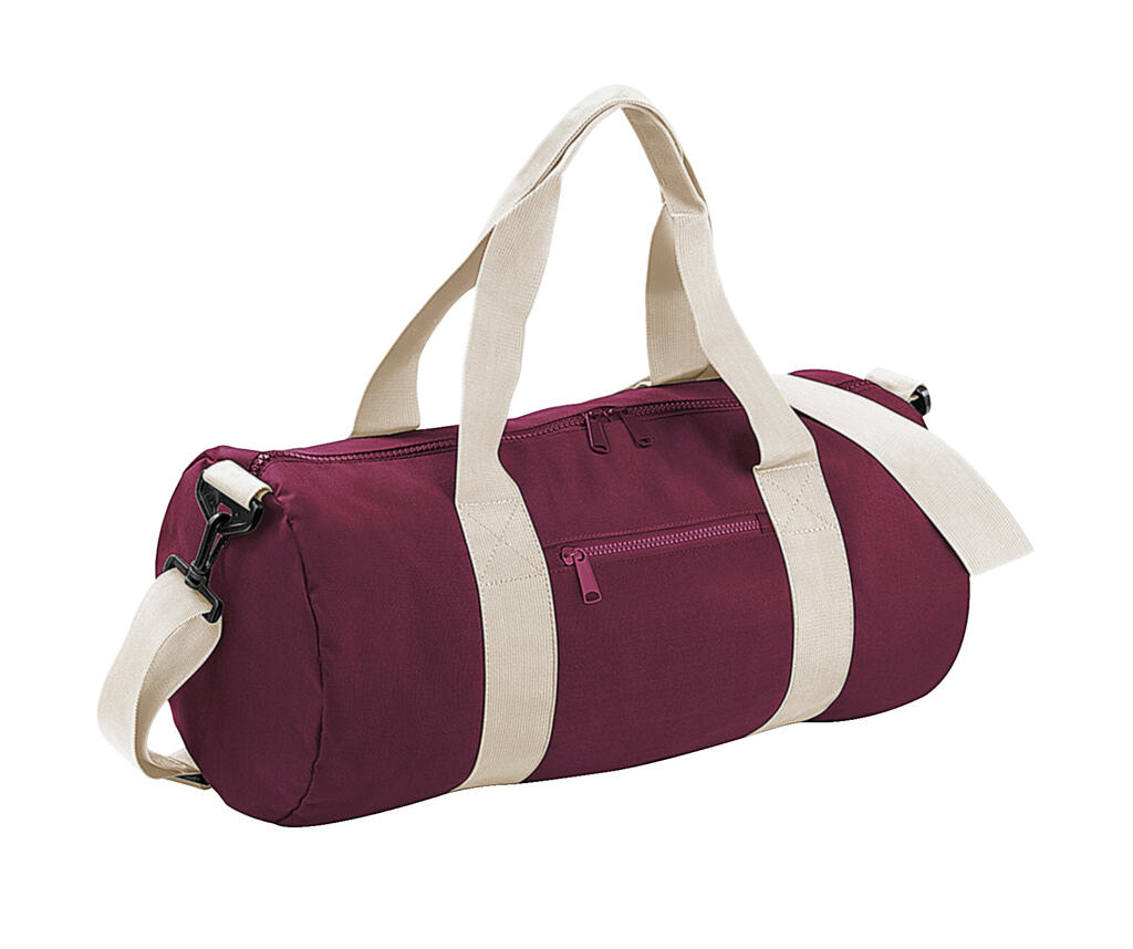 Bolsa universitaria Burgundy/Off White