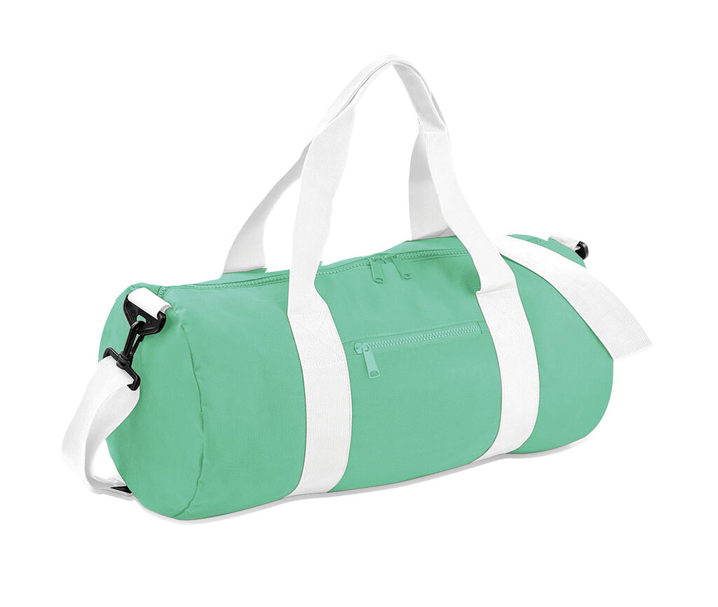 Bolsa universitaria Mint Green/White 
