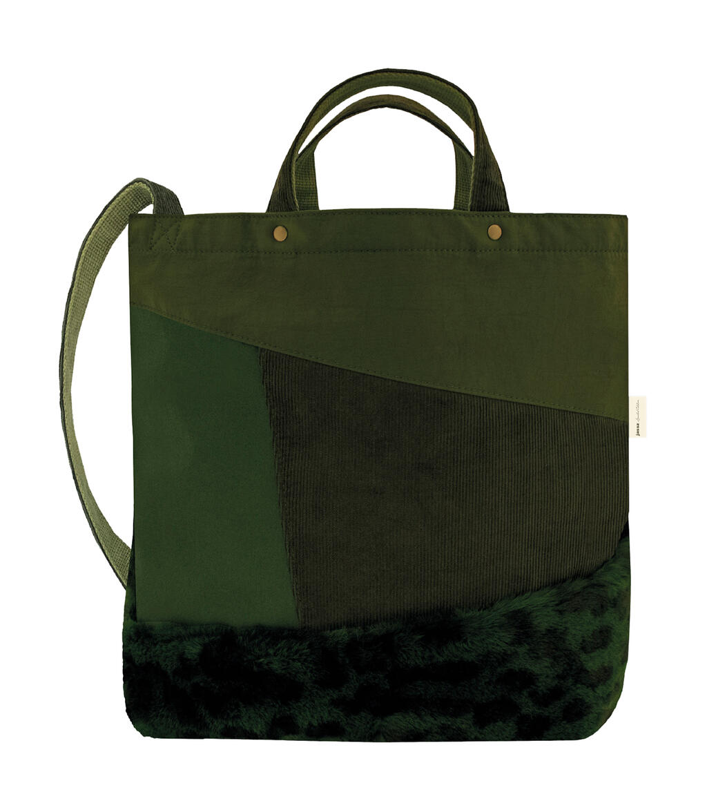 Bolsa de hombro Satomi polipiel Olive Green