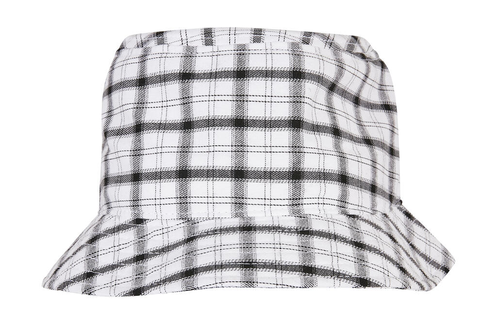 Gorro Bucket a cuadros White/Grey