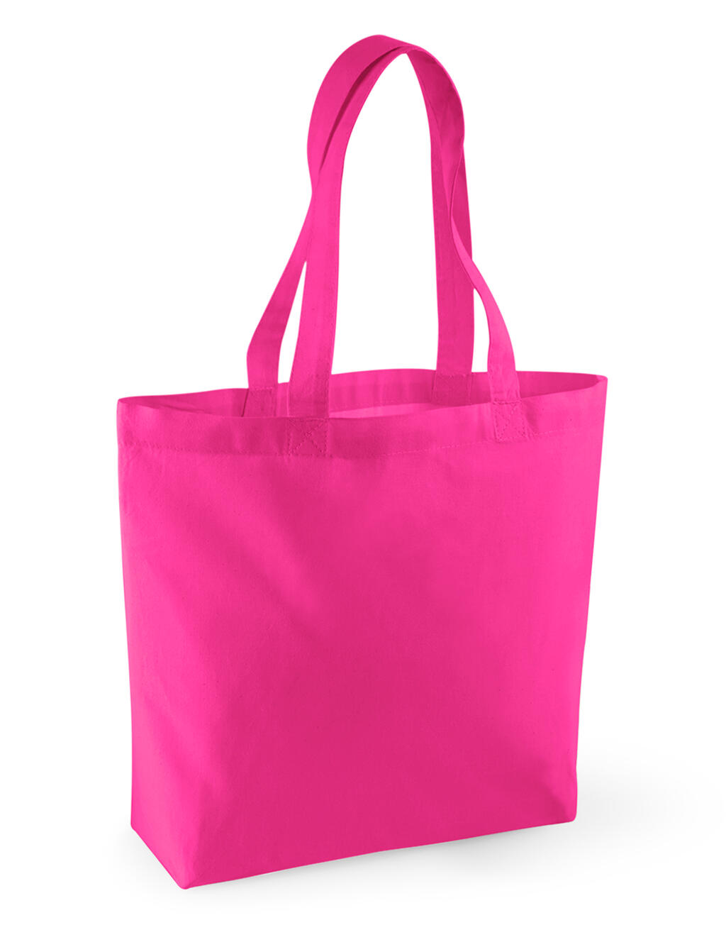 Bolsa orgánica compra asa larga Fuchsia