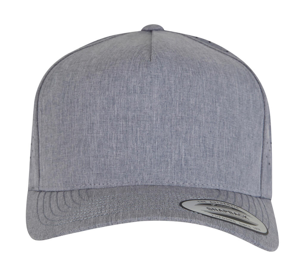 Gorra Snapback de 5 Paneles YP CLASSICS Heather Grey