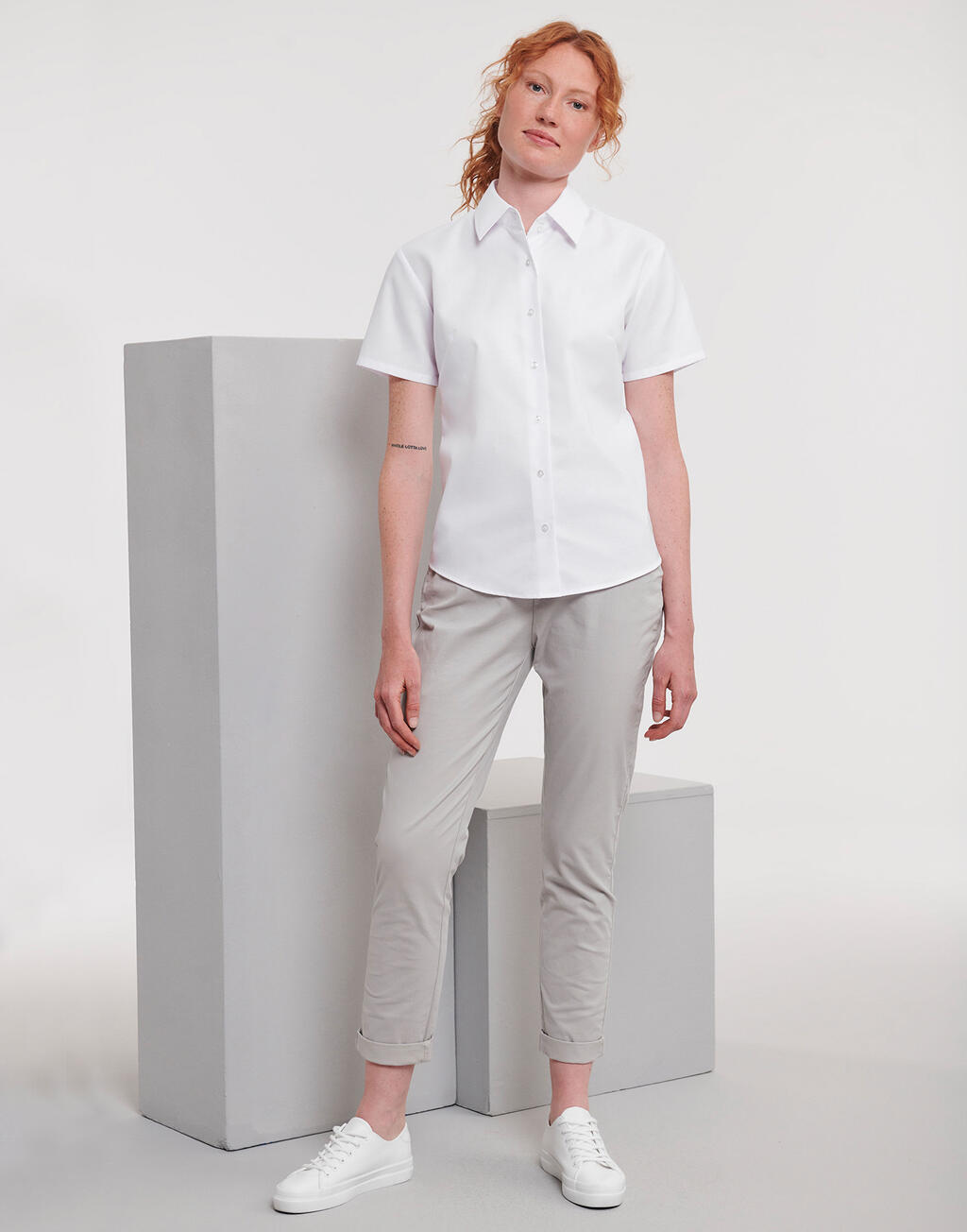  Russell Europe Blusa Oxford mujerotro