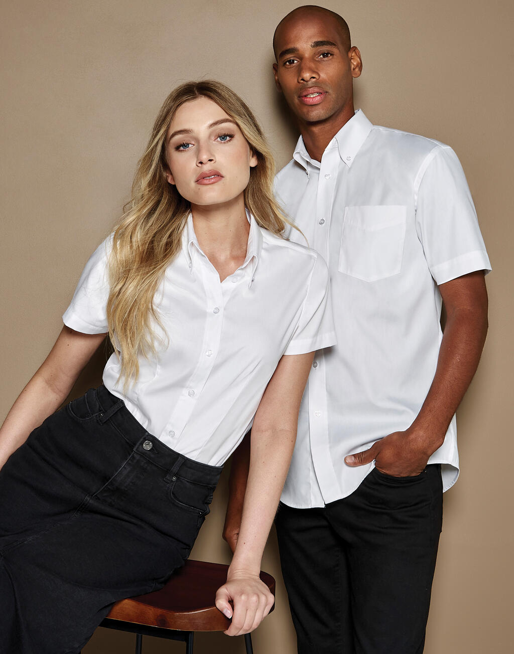  Kustom Kit Camisa corporativa Oxford mujer entalladaotro