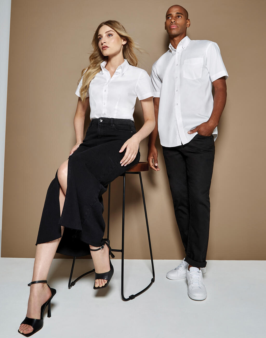  Kustom Kit Camisa corporativa Oxford mujer entalladaotro