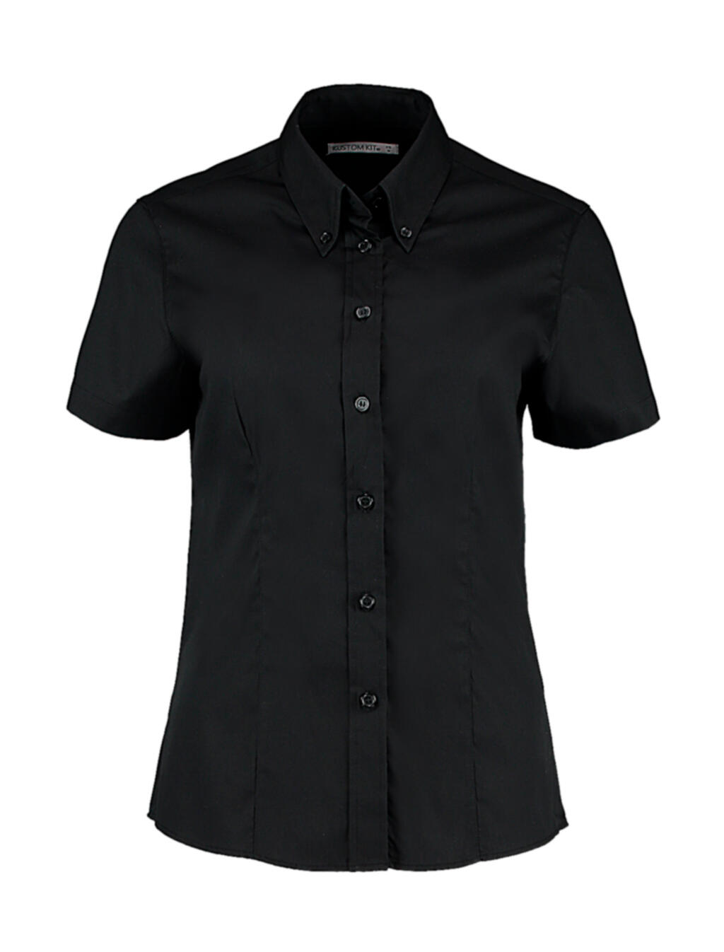 Camisa corporativa Oxford mujer entallada Black