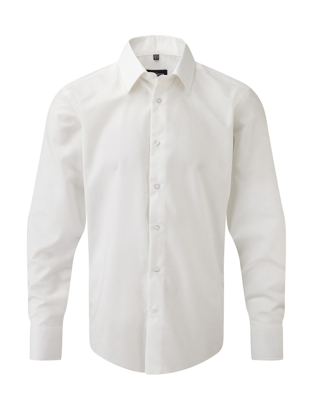 Camisa Oxford de manga larga hombre White