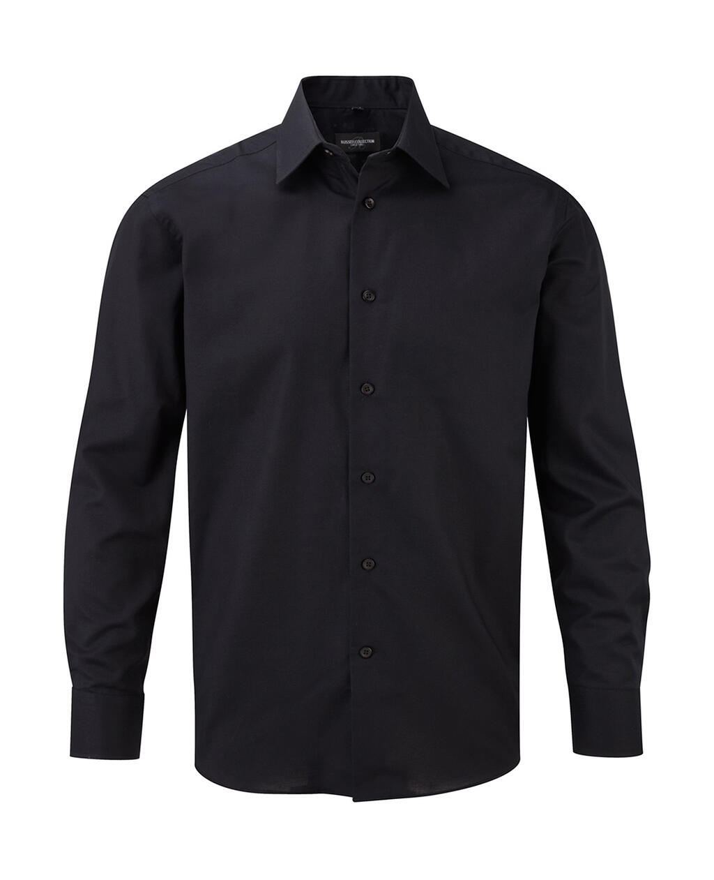 Camisa Oxford de manga larga hombre Black