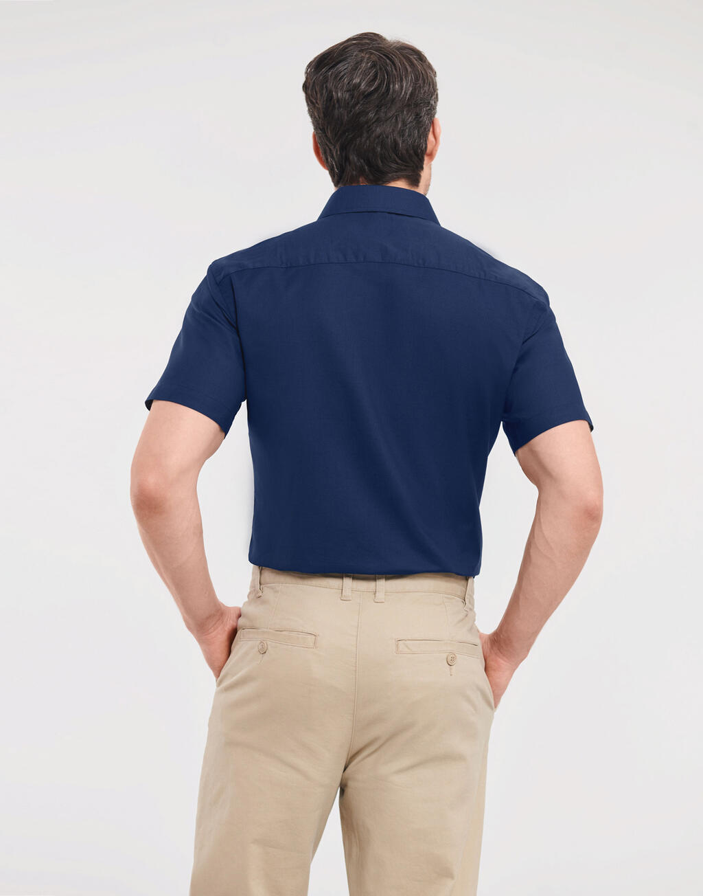  Russell Europe Camisa Oxford manga corta hombreotro