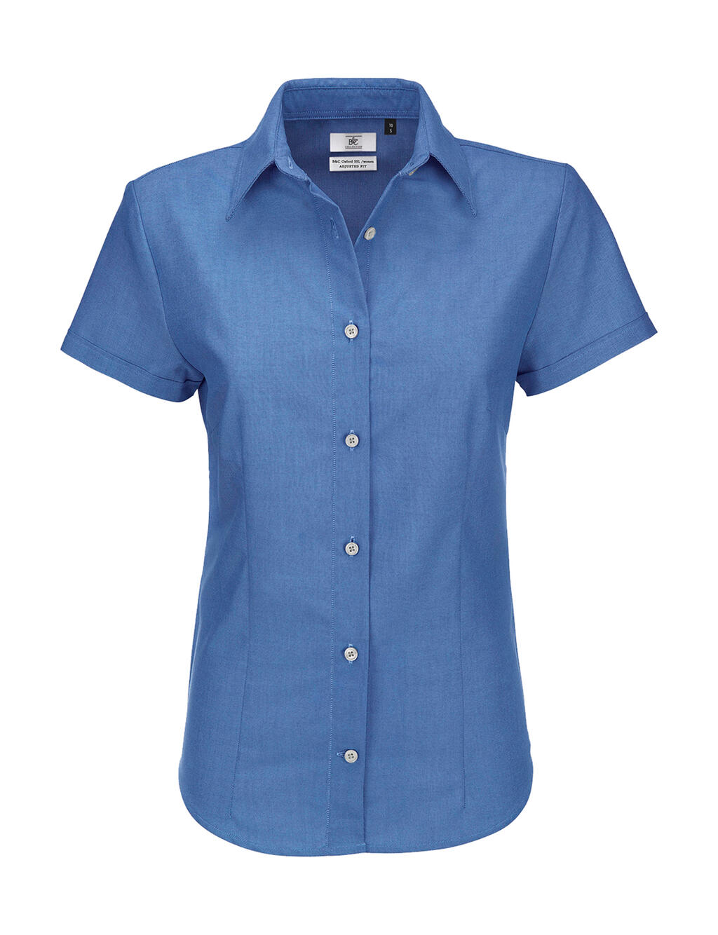 Camisa Oxford manga corta mujer Blue Chip