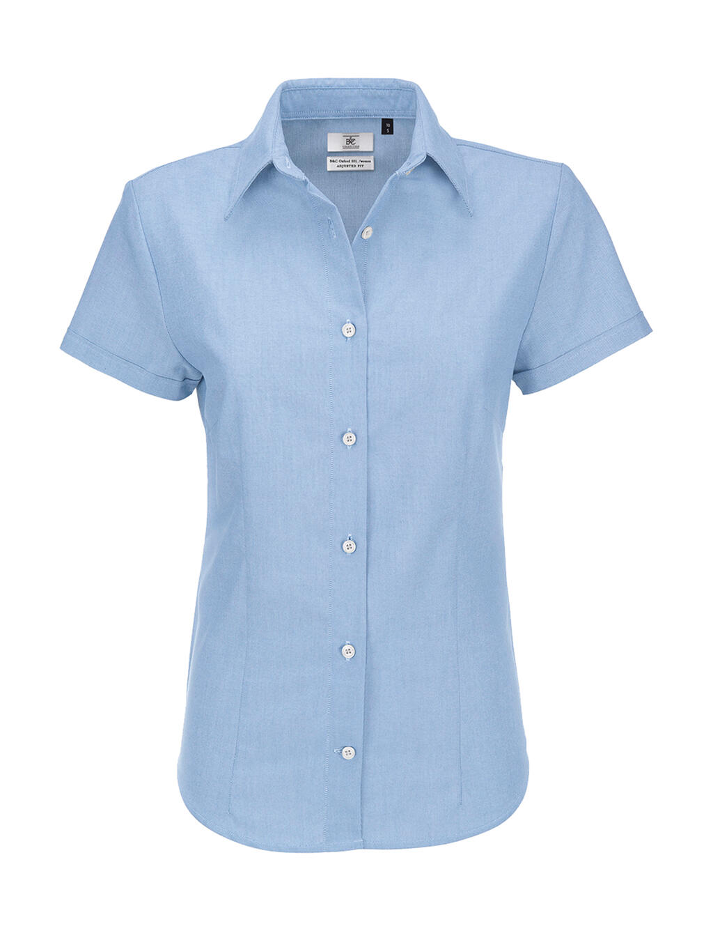 Camisa Oxford manga corta mujer Oxford Blue