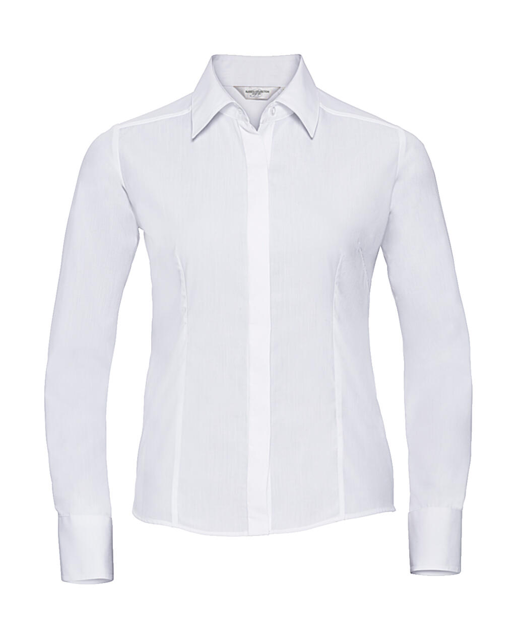 Camisa Popelina manga larga mujer White