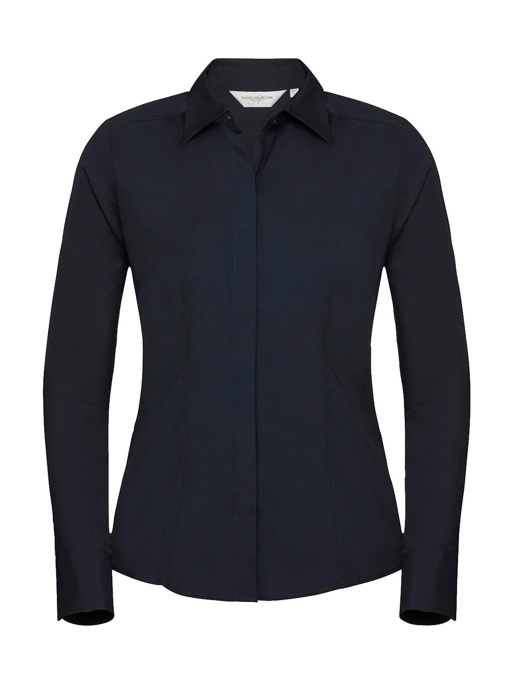 Camisa Popelina manga larga mujer French Navy