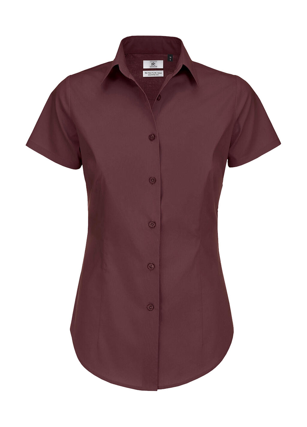 Camisa Popelina Elastán Black Tie M.C. Mujer Luxurious Red