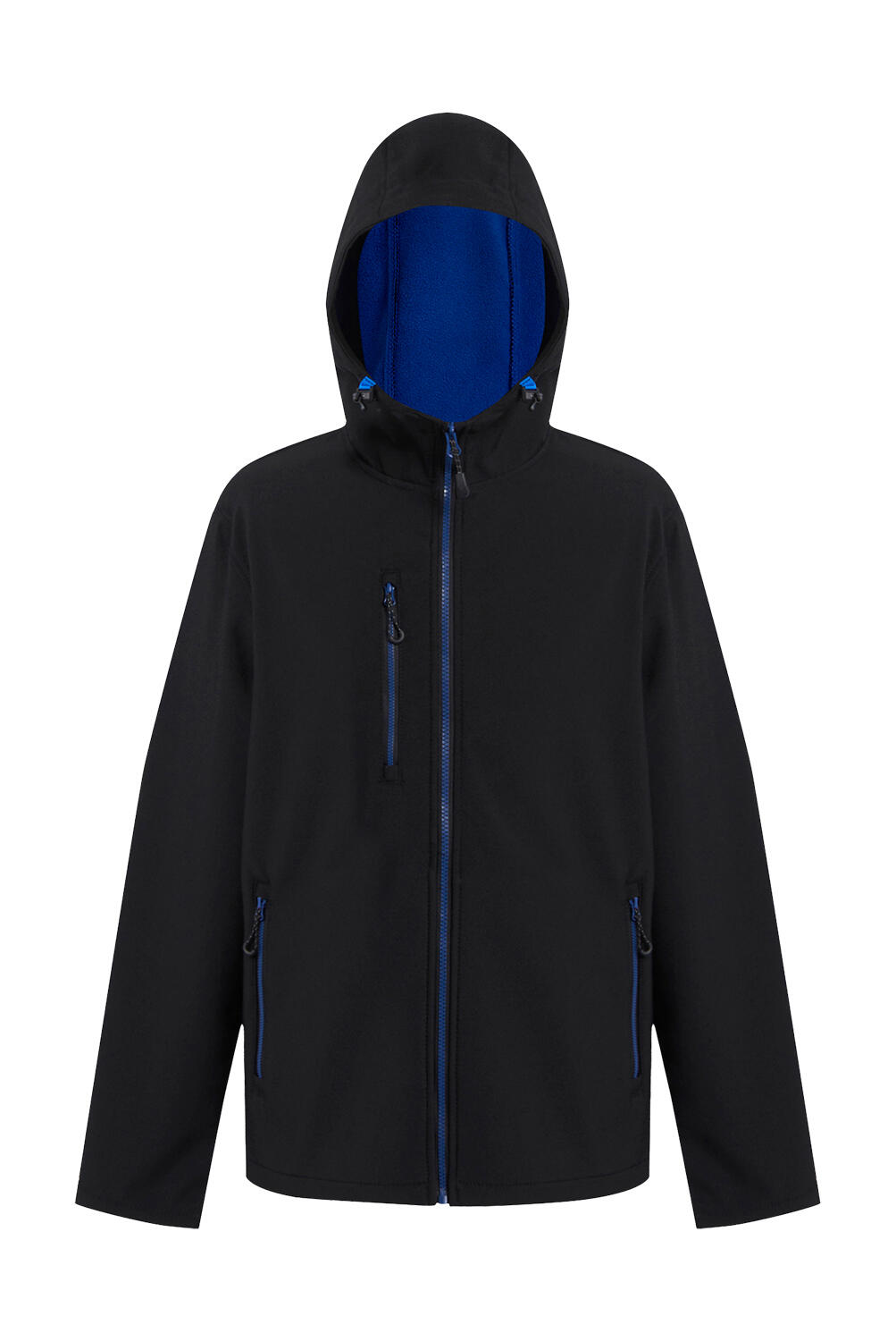 Chaqueta Softshell Navigate con capucha de 2 capas Black/New Royal
