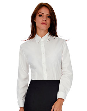 B & C Camisa popelina Heritage manga larga