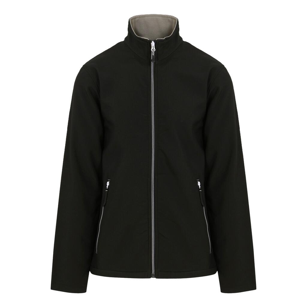Chaqueta Softshell 2 capas Ascender Black/Mineral Grey