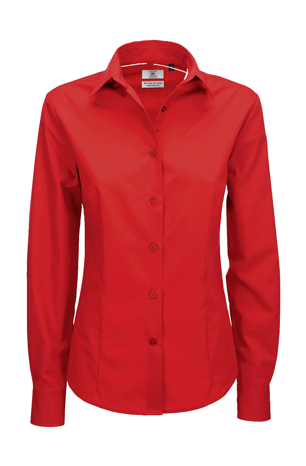 Camisa popelina Smart LSL/women Deep Red