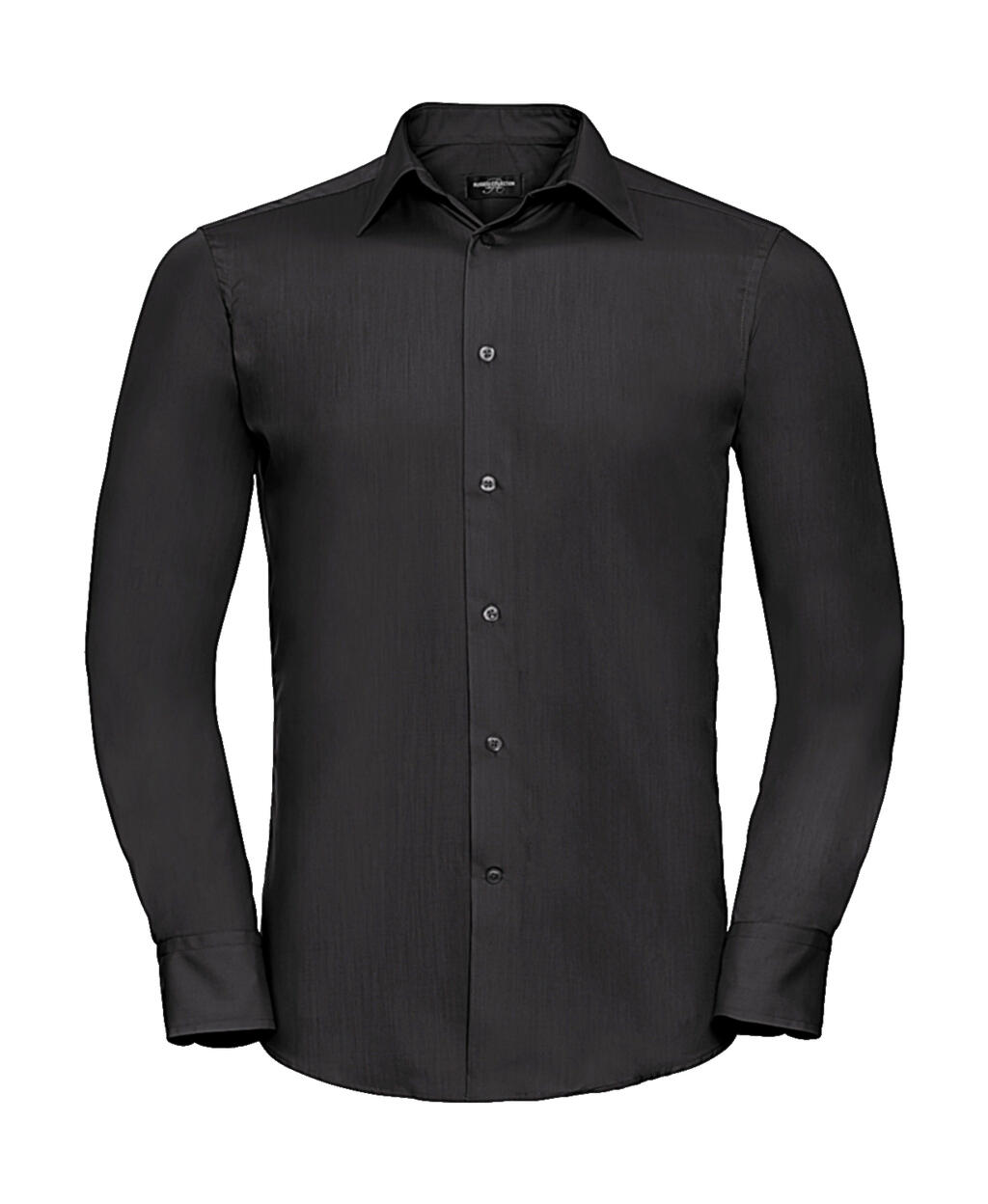 Camisa Popelina manga larga hombre Black