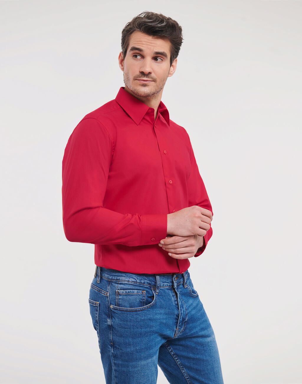  Russell Europe Camisa Popelina manga larga hombreotro