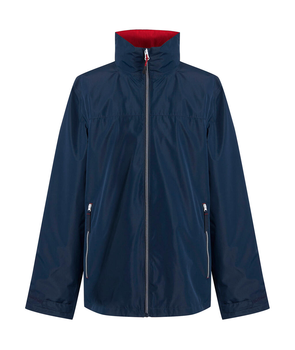 Chaqueta impermeable Ascender Navy/Classic Red