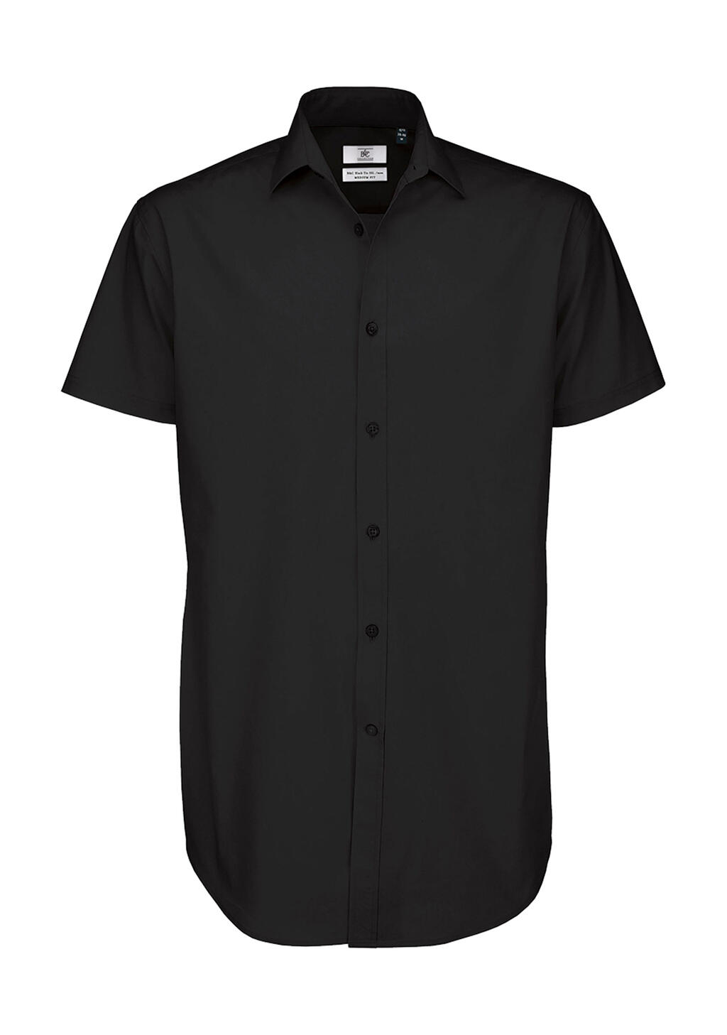Camisa Black Tie SSL/men Poplin Shirt Black