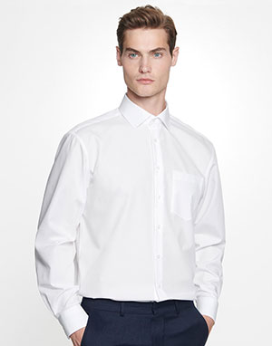 Seidensticker Camisa Kent corte regular manga larga hombre
