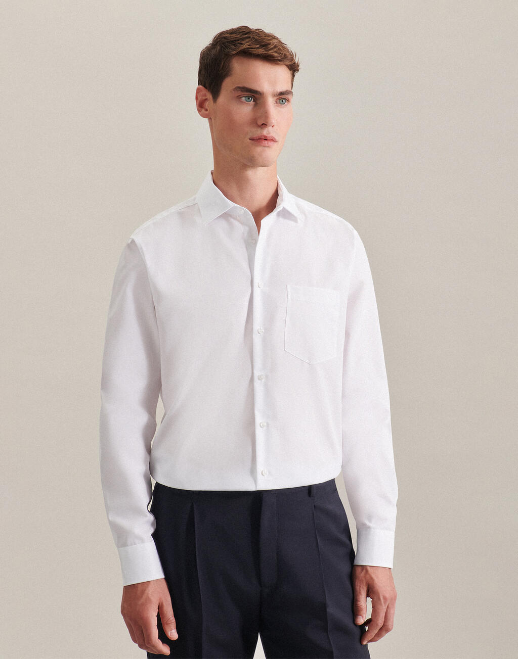  Seidensticker Camisa Kent corte regular manga larga hombre otro