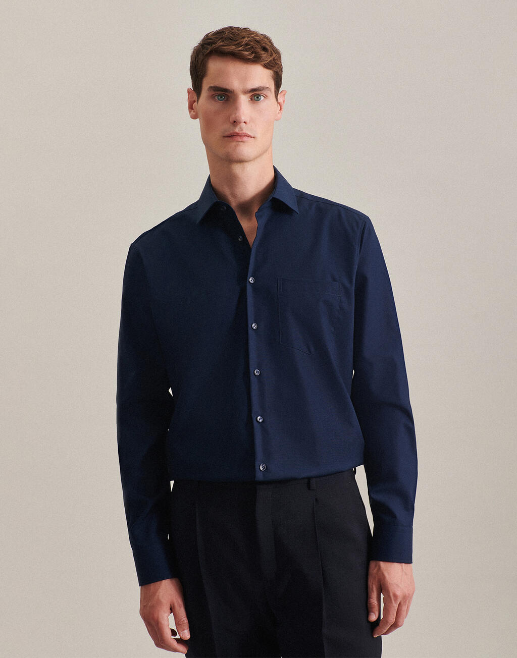  Seidensticker Camisa Kent corte regular manga larga hombre otro