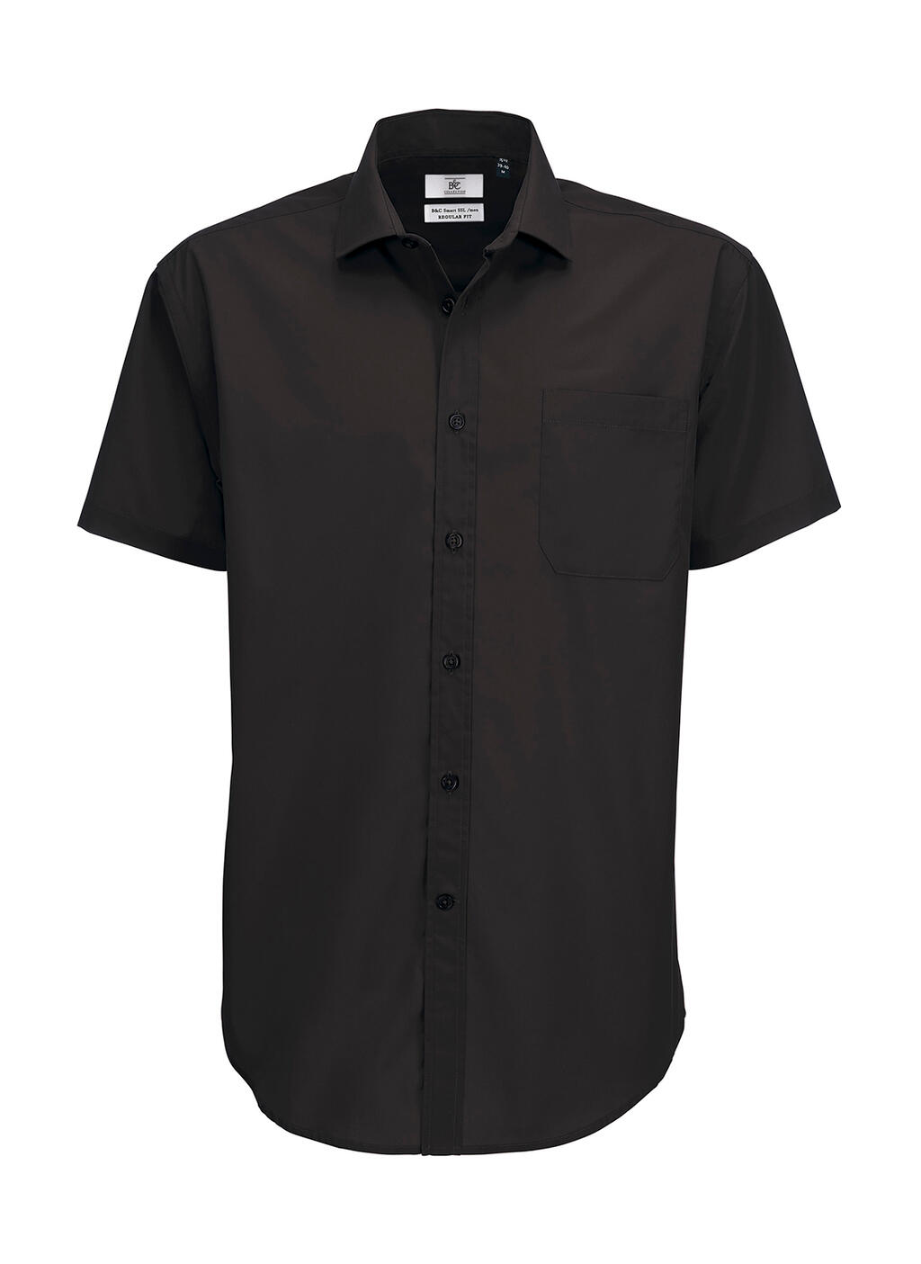 Camisa Smart SSL/men Poplin Shirt Black