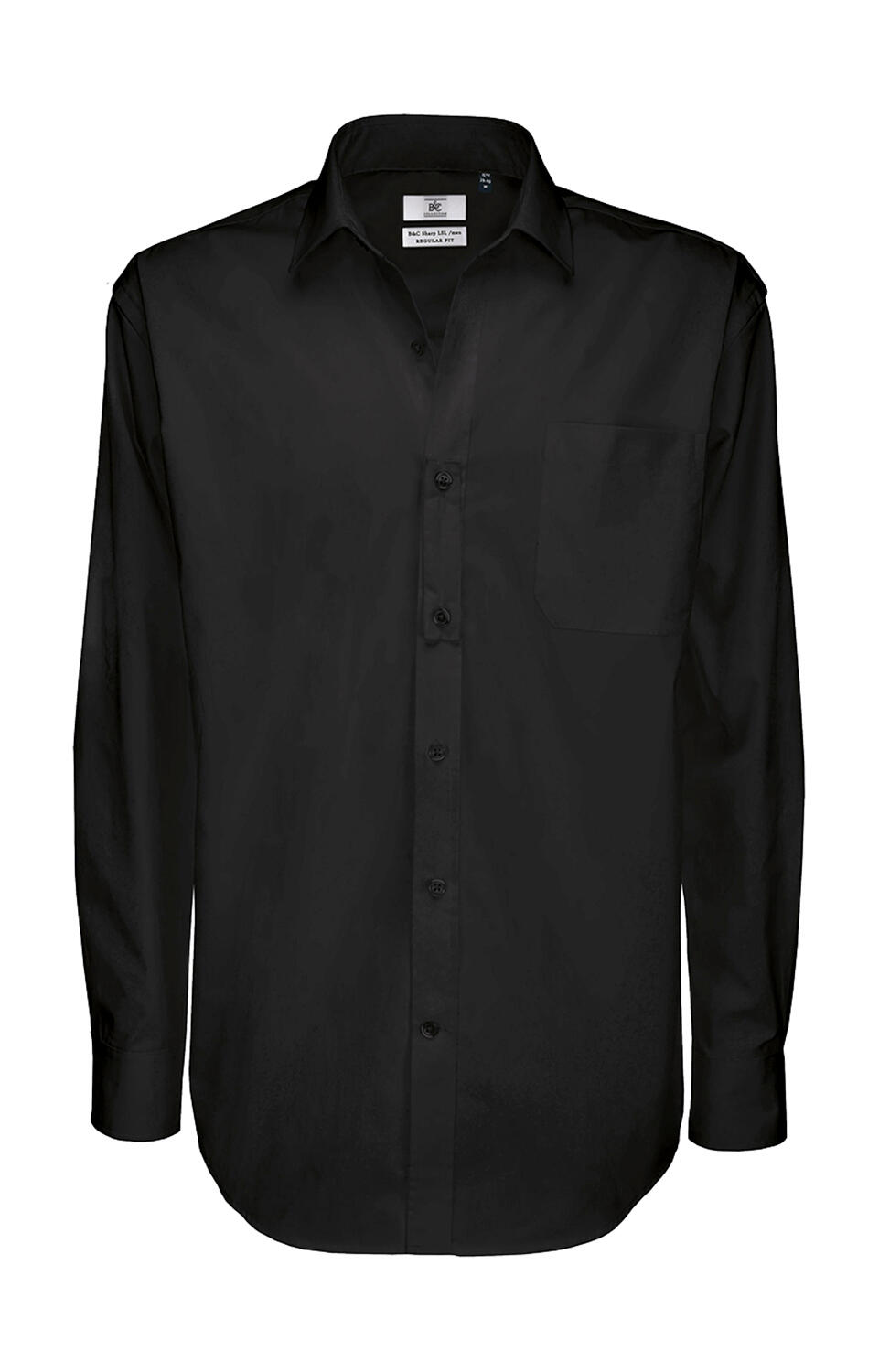 Camisa Sharp LSL/men Twill Shirt  Black