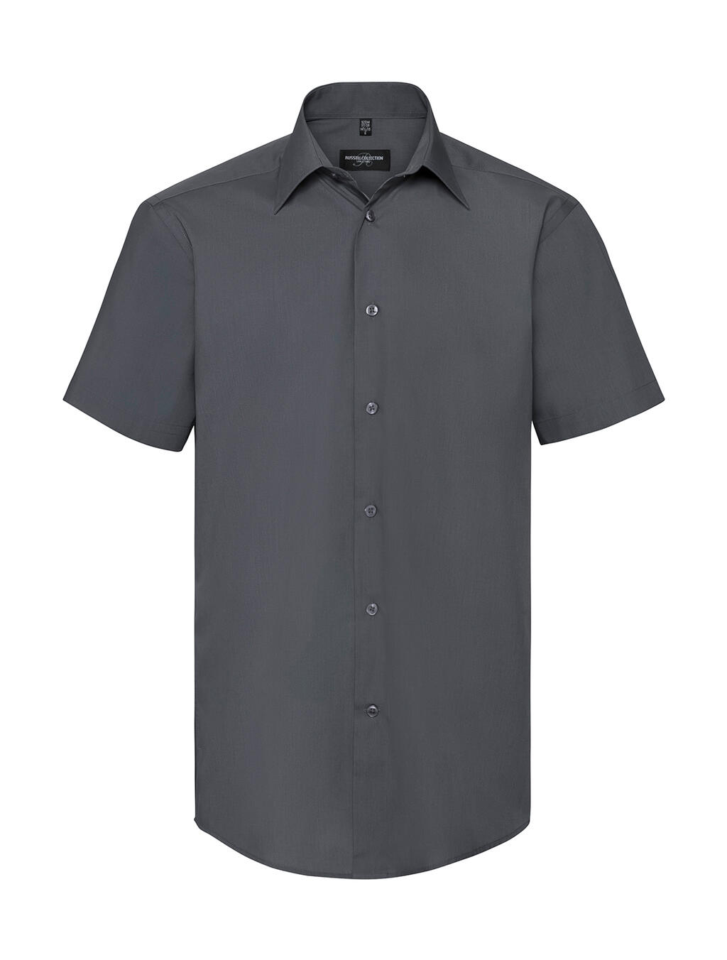 Camisa popelin manga corta hombre Convoy Grey