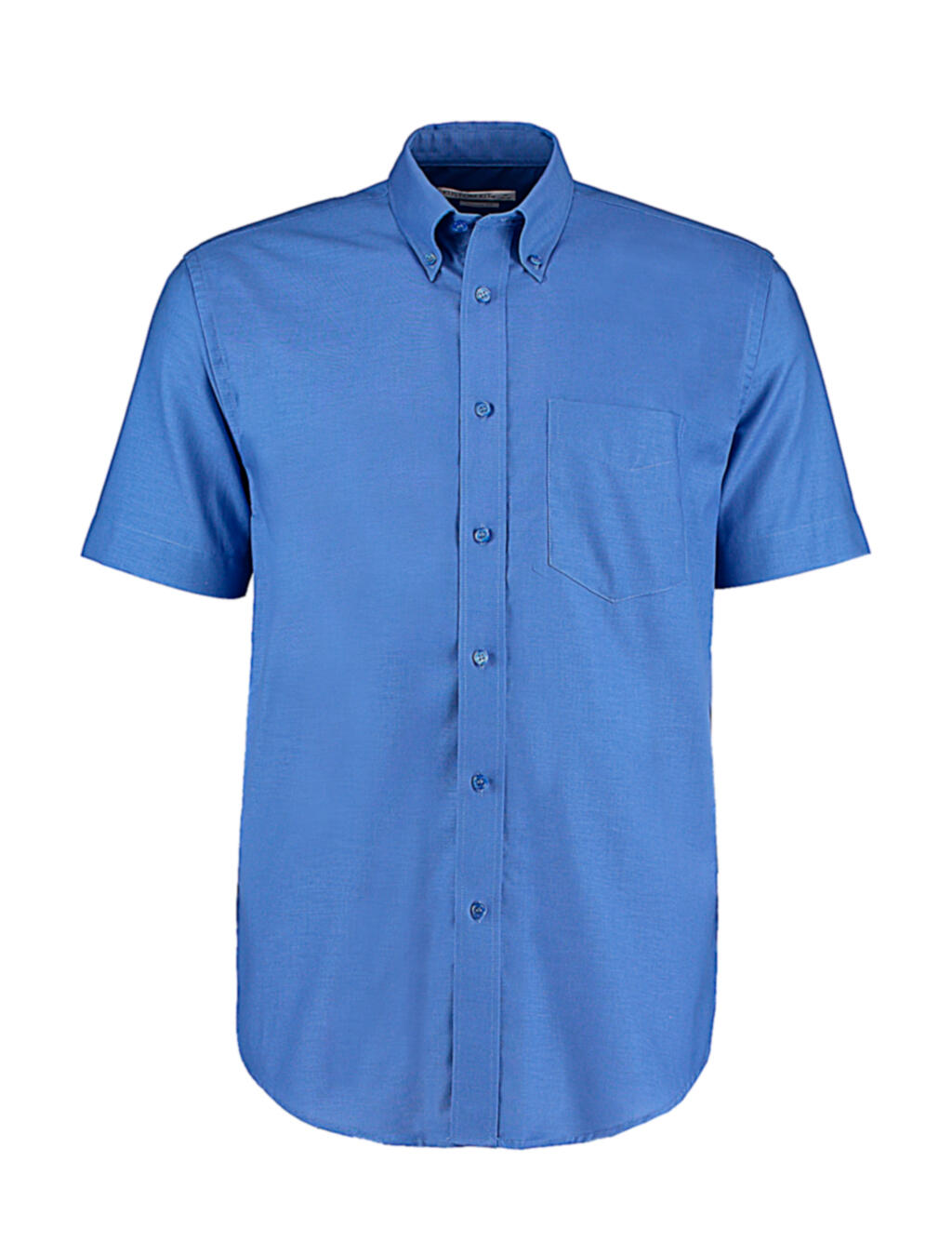 Camisa Oxford Workwear manga corta hombre Italian Blue