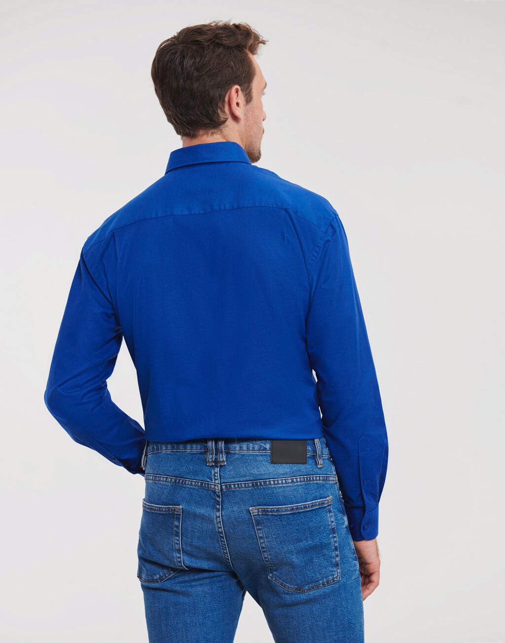  Russell Europe Camisa Oxford manga larga hombreotro