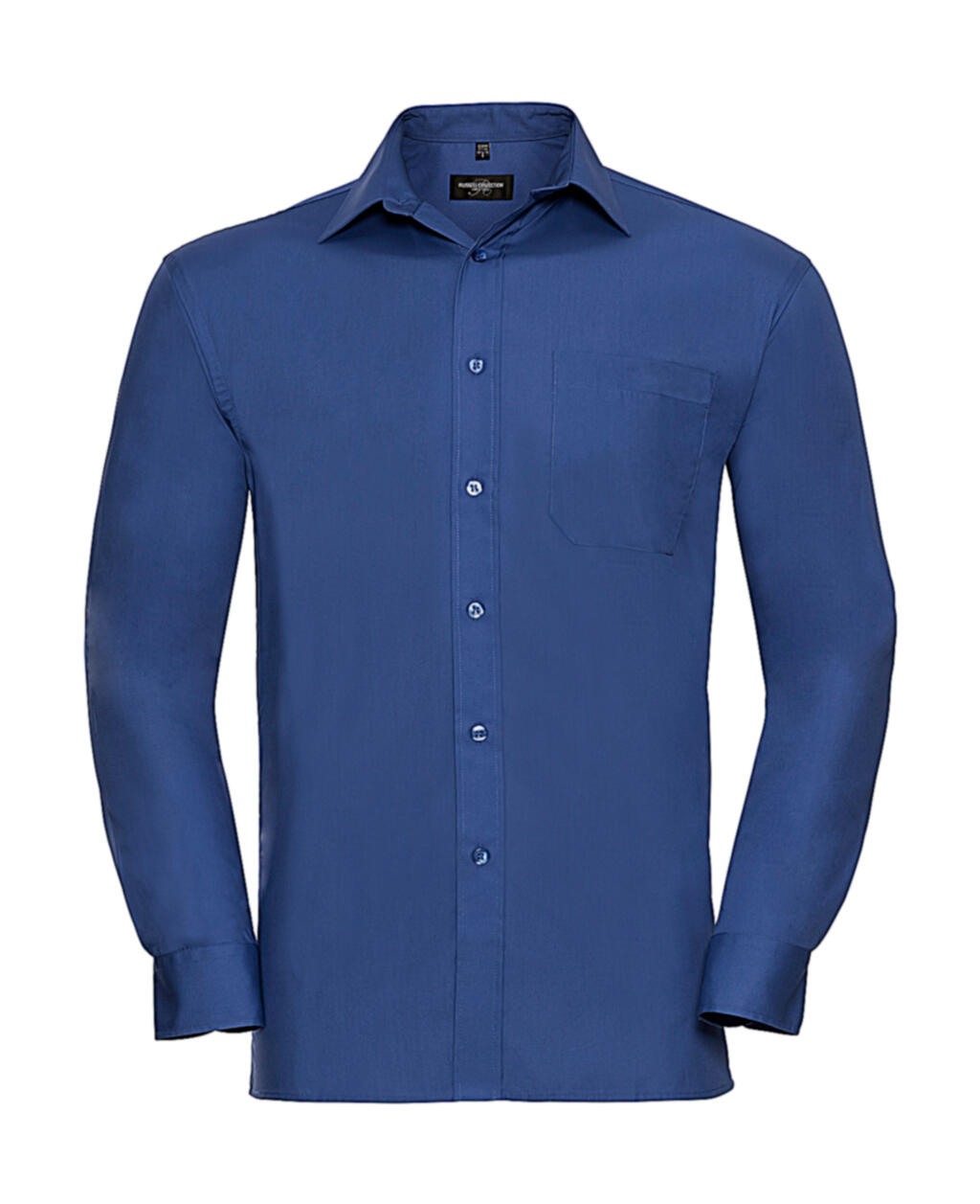 Camisa popelin manga larga hombre Aztec Blue