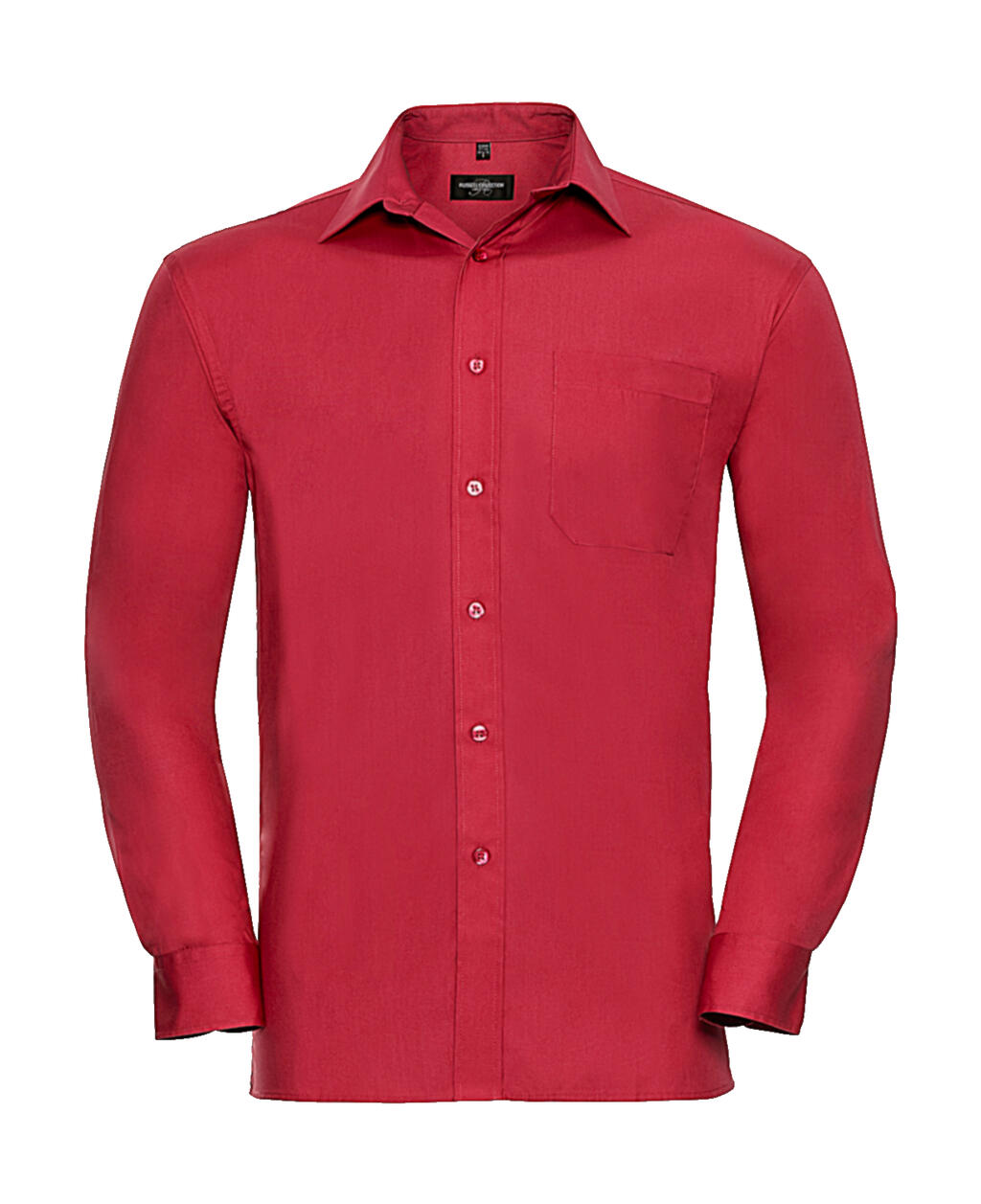 Camisa popelin manga larga hombre Classic Red